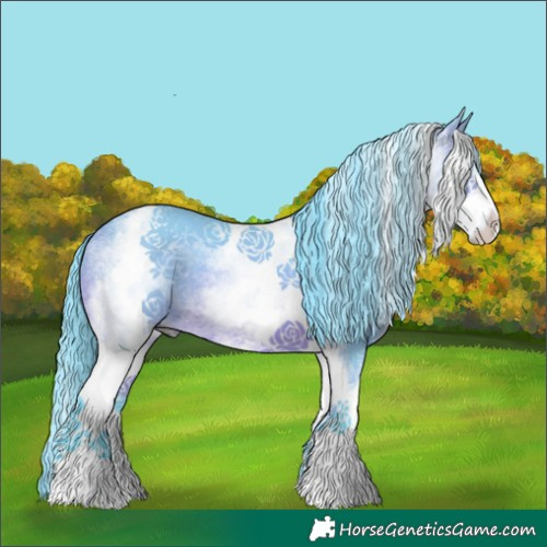 Horse Color:Watercolor White Spotted Bay