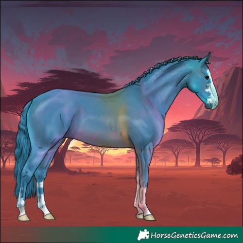 Horse Color:Watercolor Brown