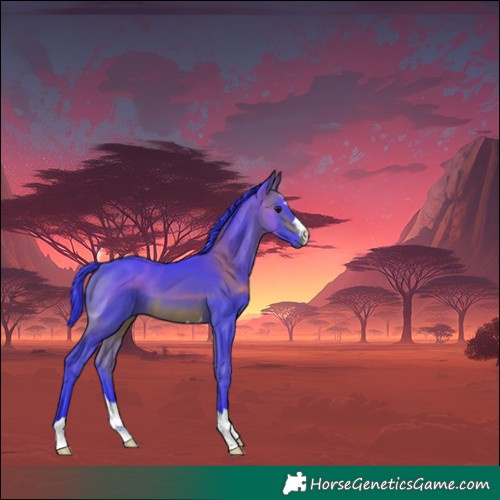 Horse Color:Watercolor Brown 