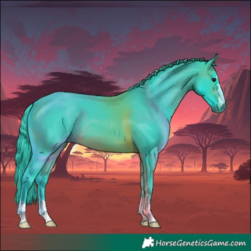 Horse Color:Watercolor Brown