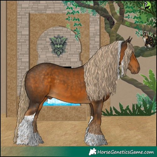 Horse Color:Chocolate Palomino Tobiano