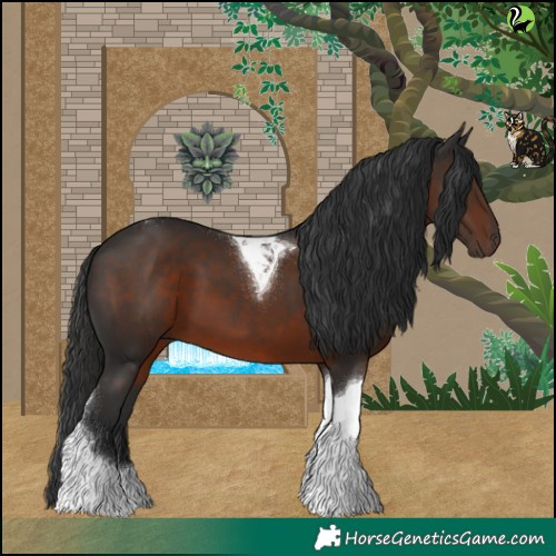 Horse Color:Liver Chestnut Tobiano 