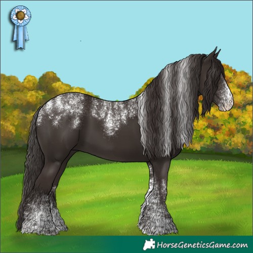 Horse Color:Powder White Liver Chestnut