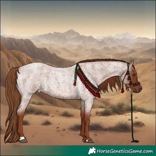 Horse Color:Red Roan 