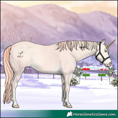 Horse Color:Perlino 