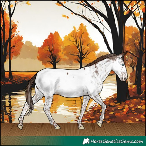 Horse Color:Liver Chestnut Splash Near Fewspot