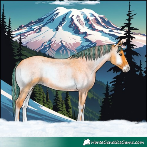 Horse Color:Painted Watercolor Liver Red Onyx Roan Splash