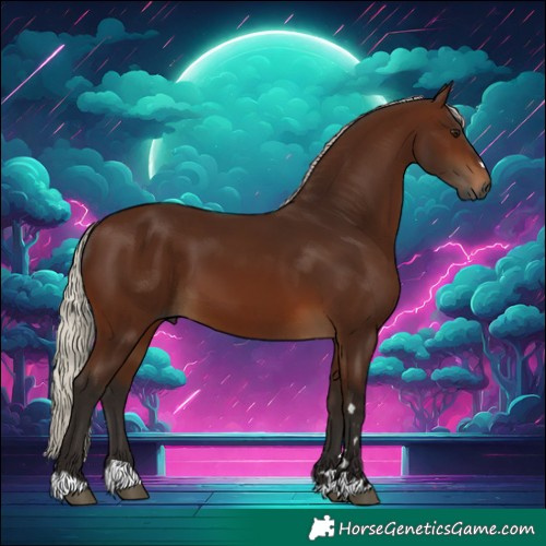 Horse Color:Gray Silver Bay 