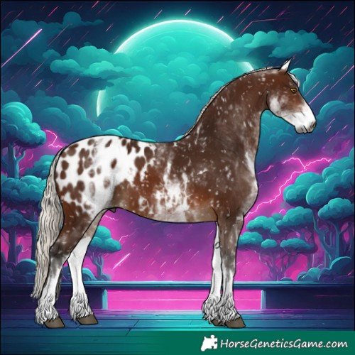 Horse Color:Gray White Spotted Silver Bay Blanket 