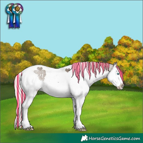 Horse Color:Painted Silver Grullo Sabino Splash Tobiano 