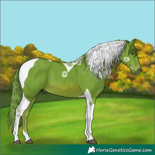 Horse Color:Watercolor Chestnut Tobiano