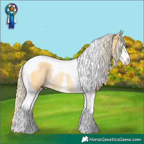 Horse Color:White Spotted Palomino Dun Tobiano Rabicano Brindle