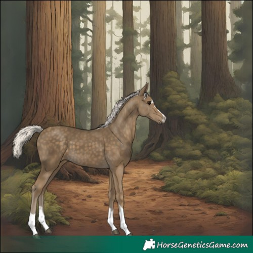 Horse Color:Silver Smoky Black