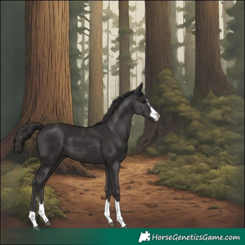 Horse Color:Smoky Black 