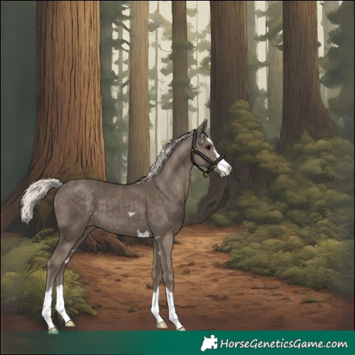 Horse Color:Silver Smoky Black