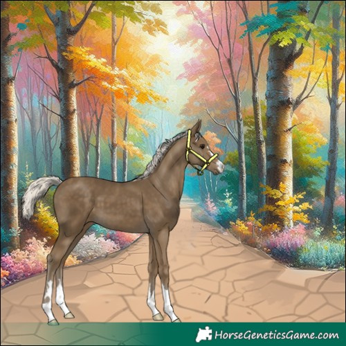 Horse Color:Silver Smoky Black