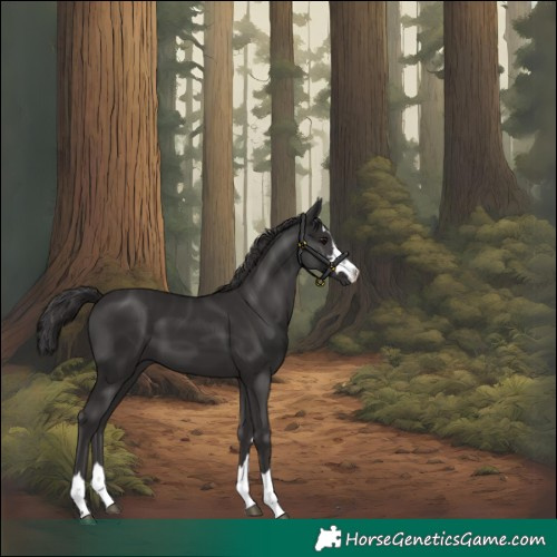 Horse Color:Smoky Black
