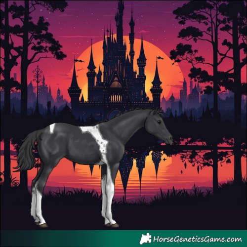 Horse Color:Black Tobiano
