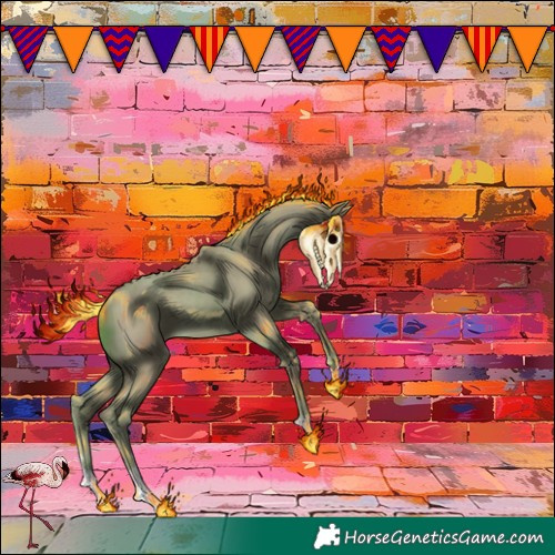 Horse Color:Watercolor Classic Champagne 