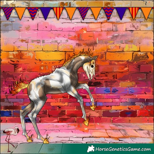 Horse Color:Classic Champagne Tobiano 