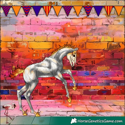 Horse Color:Classic Champagne Leopard