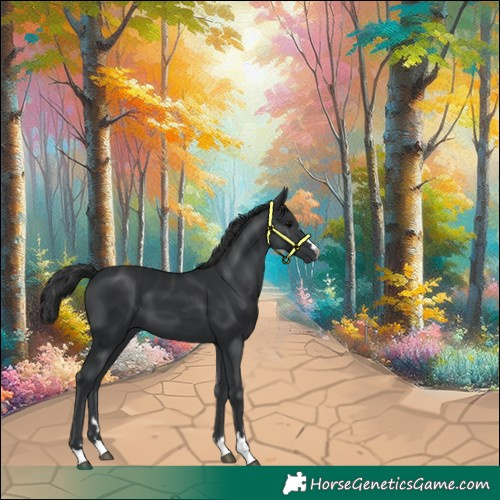 Horse Color:Black 
