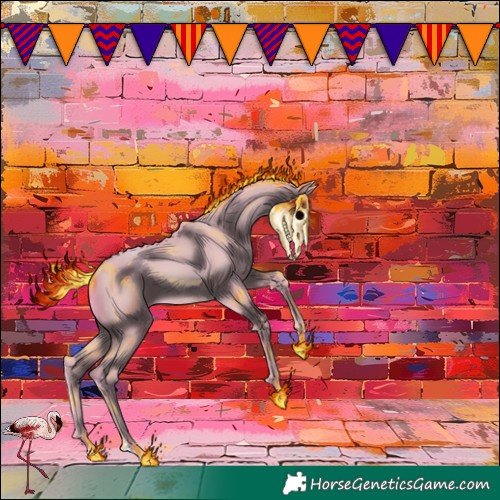 Horse Color:Watercolor Classic Champagne 