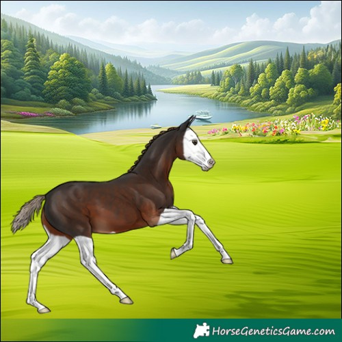 Horse Color:Liver Chestnut Splash 
