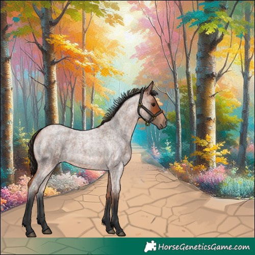 Horse Color:Bay Roan