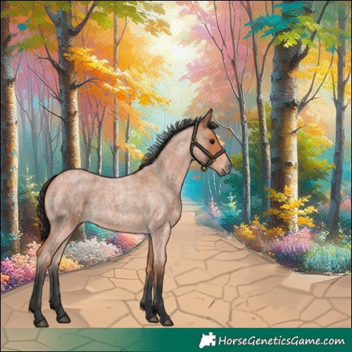 Horse Color:Bay Roan 