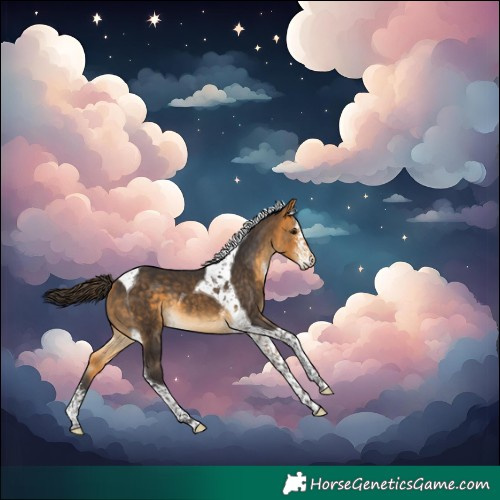 Horse Color:Buckskin Sabino Tobiano 