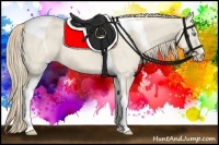 Horse Color:Smoky Creme Dun Tobiano 