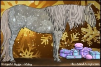 Horse Color:Silver Black Ice  Brindle