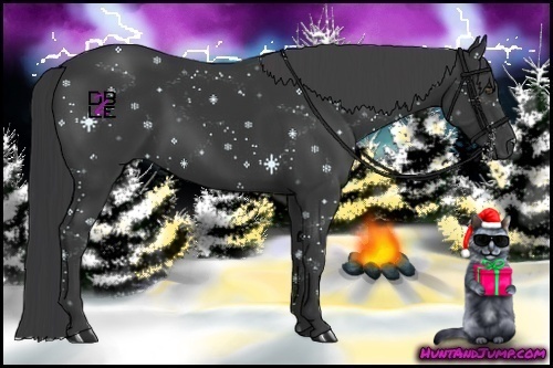 Horse Color:Black Frame 