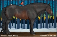 Horse Color:Brown Rabicano  Brindle