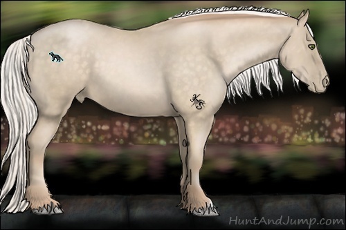 Horse Color:Silver Buckskin Pearl 