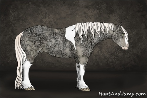 Horse Color:Gold Cream Champagne Ice Pearl Dun Splash Tobiano 