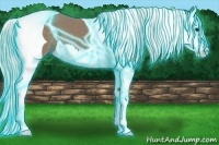 Horse Color:Thunderstruck Silver Grullo Splash Tobiano 