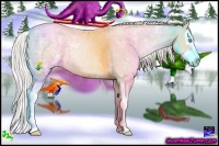 Horse Color:Silver Smoky Black Ice Pearl Sabino Splash 