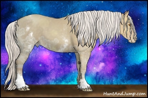 Horse Color:White Spotted Silver Classic Champagne Ice