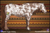 Horse Color:Chestnut Ice Frame Rabicano