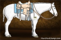 Horse Color:White Spotted Perlino Dun Tobiano Frame Varnish 