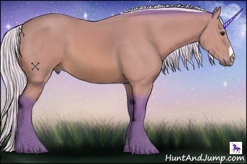 Horse Color:Watercolor Silver Bay