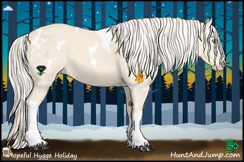 Horse Color:White Spotted Cremello Tobiano 