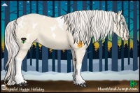 Horse Color:White Spotted Cremello Tobiano 