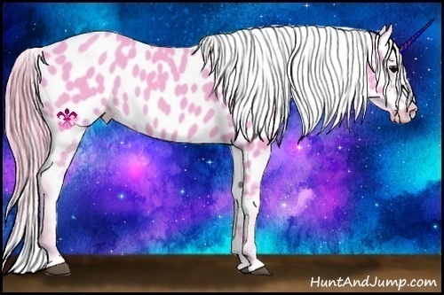 Horse Color:Watercolor Blue Roan Near Leopard