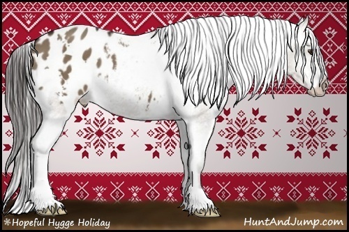 Horse Color:White Spotted Liver Red Dun Varnish 