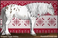 Horse Color:White Spotted Liver Red Dun Varnish