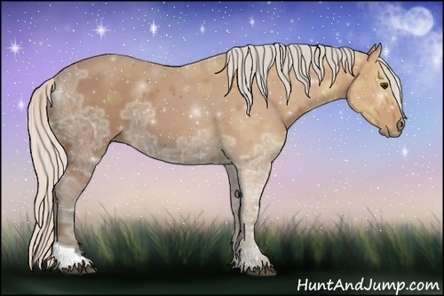 Horse Color:Silver Bay Ice Tobiano