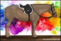 Horse Color:Chocolate Palomino 